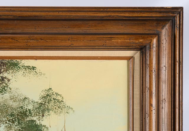 Oil on Canvas Landscape Painting Signed W. Smith