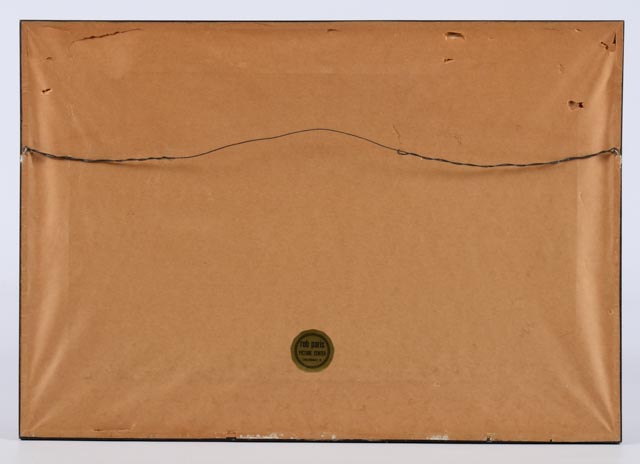 Lithographic Print of Richard Rummel's Drawing to Yale University