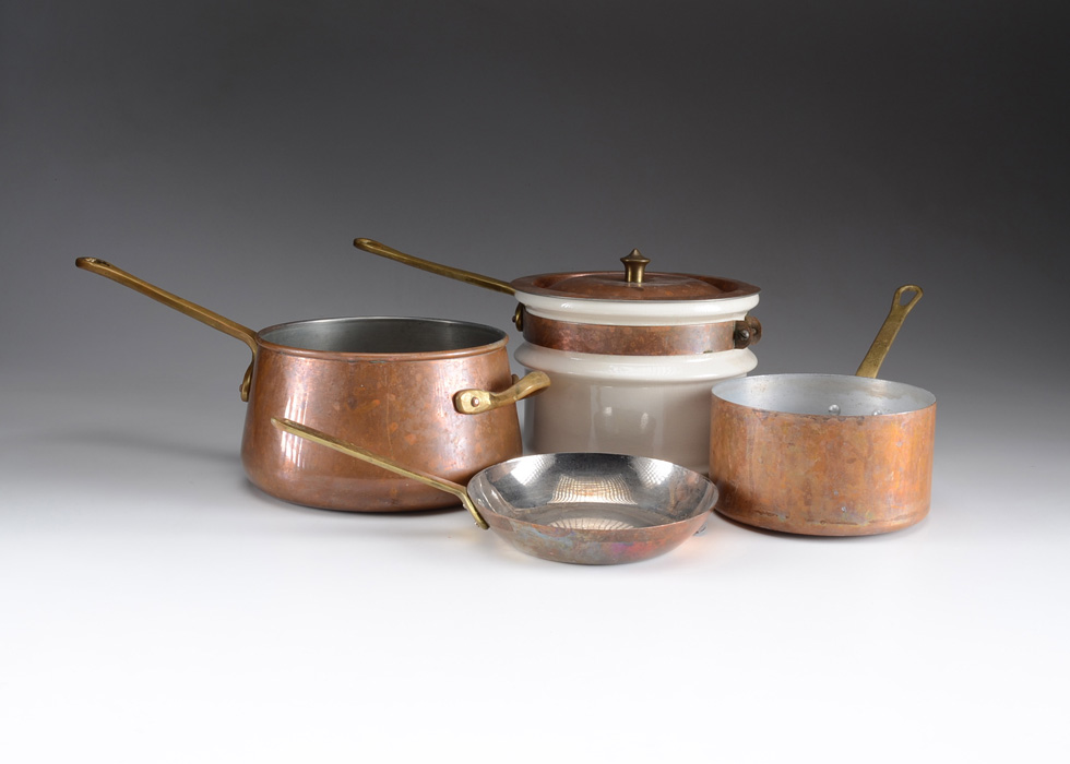 Vintage Copper Cookware Lot