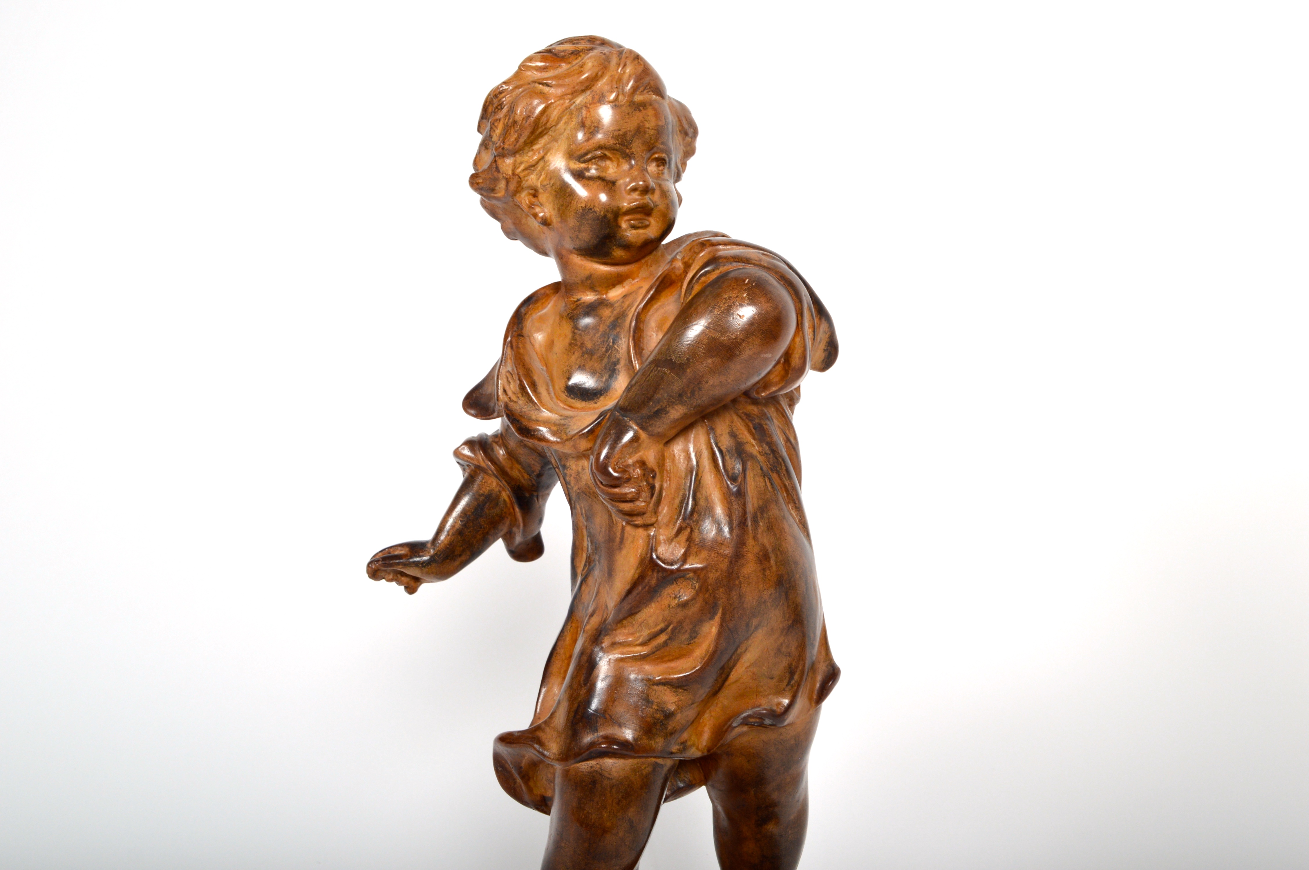 Ceramic Statue Of Child