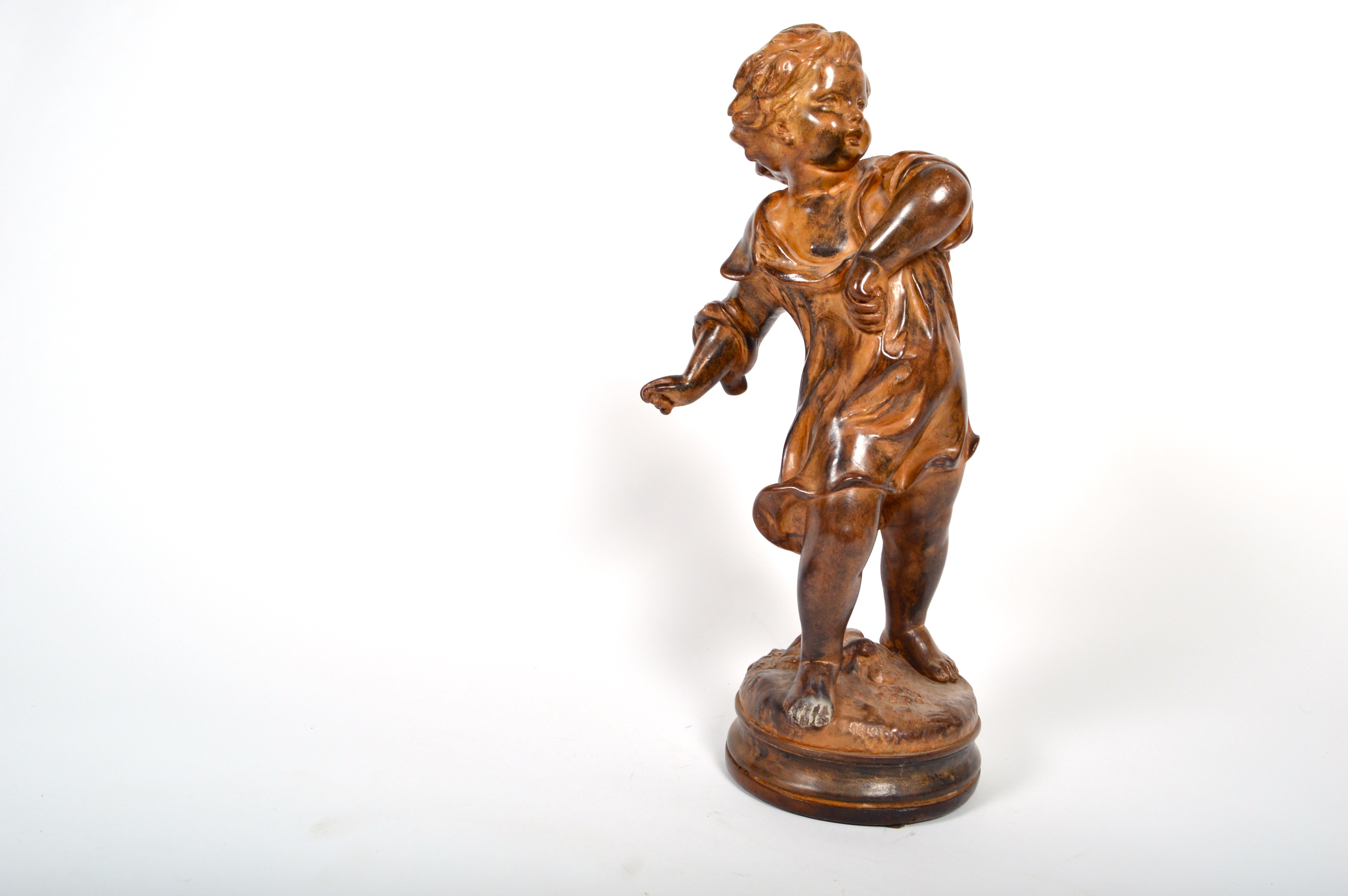 Ceramic Statue Of Child