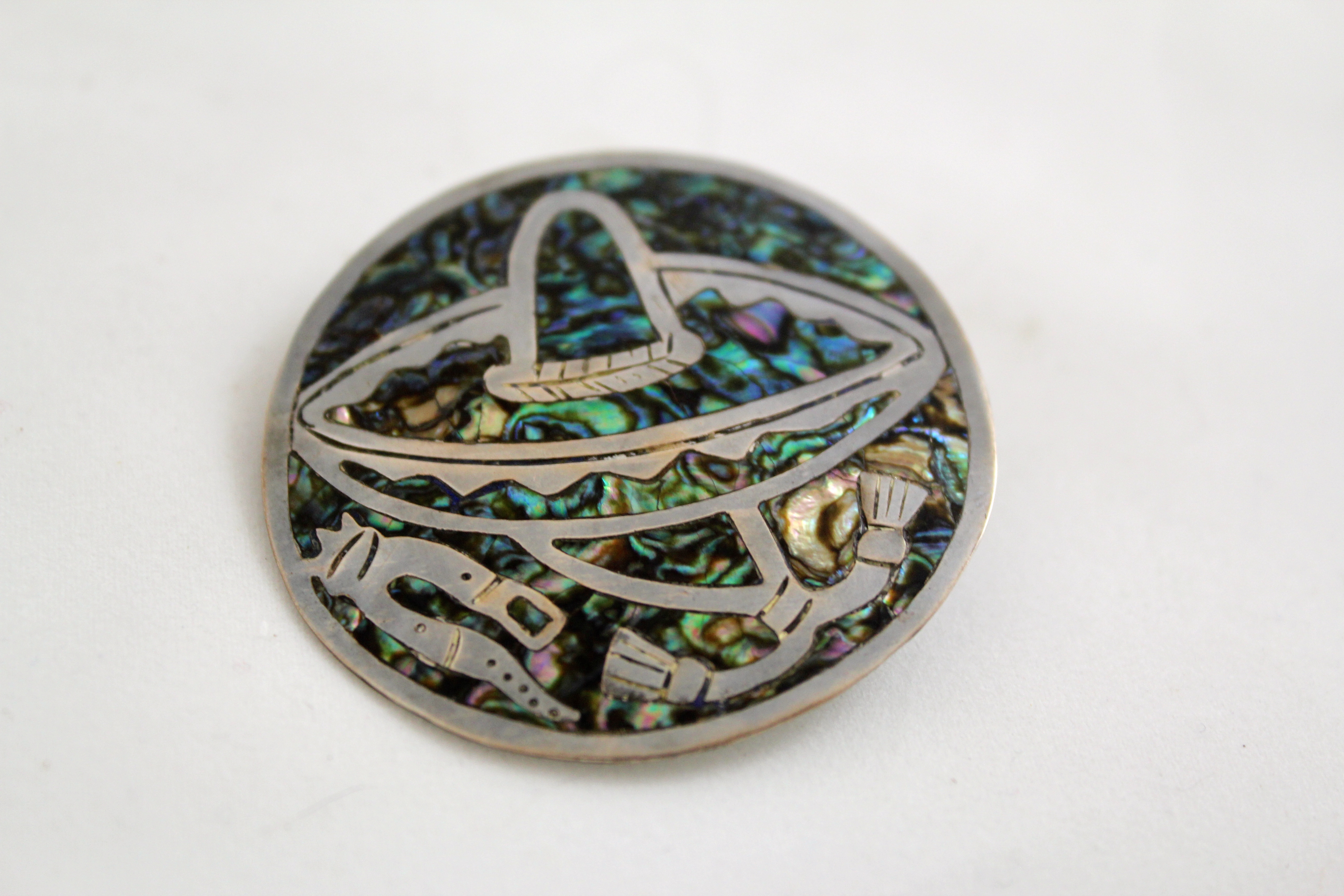 Women's Southwest Style Jewelry and Sterling Silver Brooch