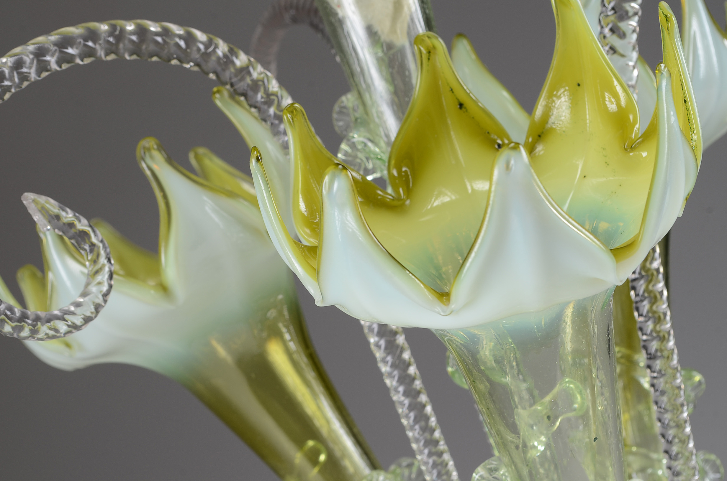 Victorian Art Glass Epergne