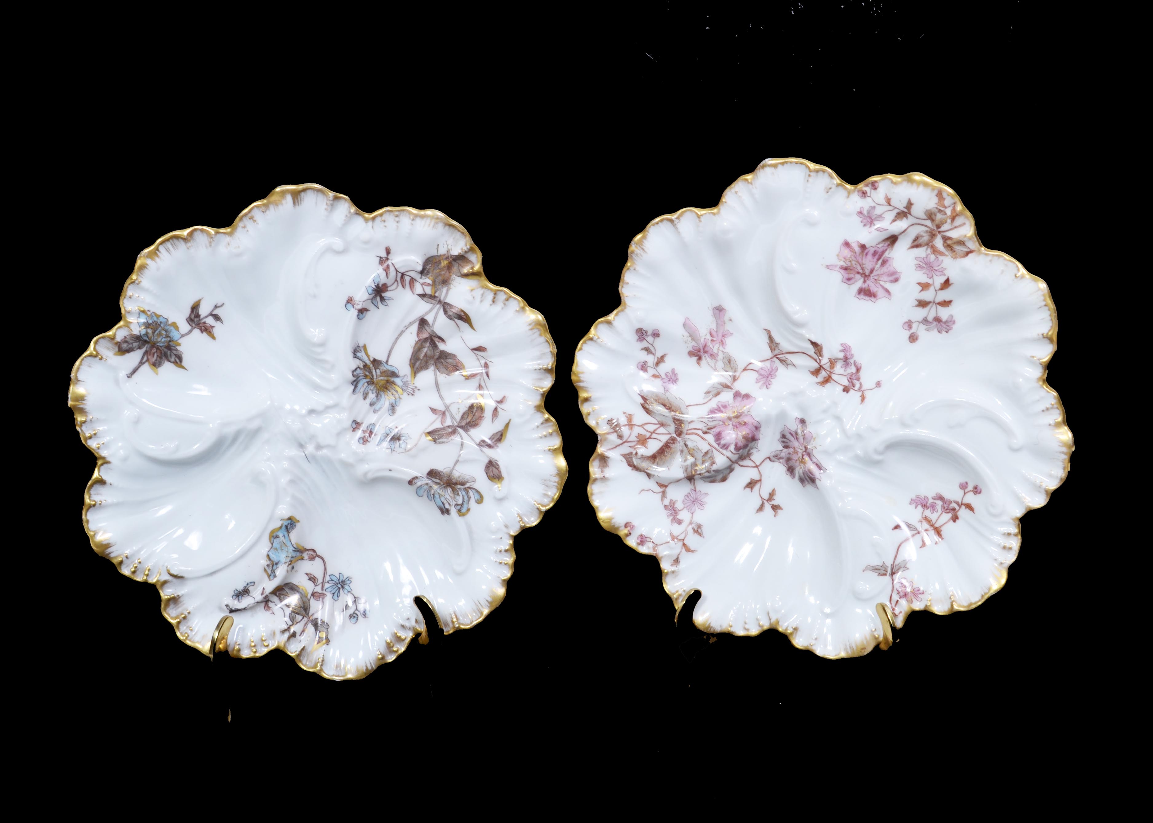 Haviland France Oyster Plates