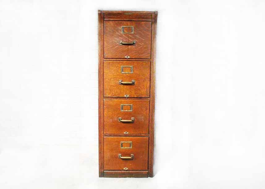 Antique Yawman and Erbe Mfg. Co. Filing Cabinet
