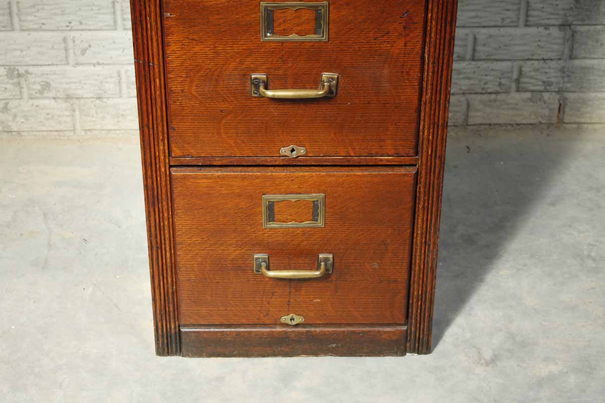 Antique Yawman and Erbe Mfg. Co. Filing Cabinet