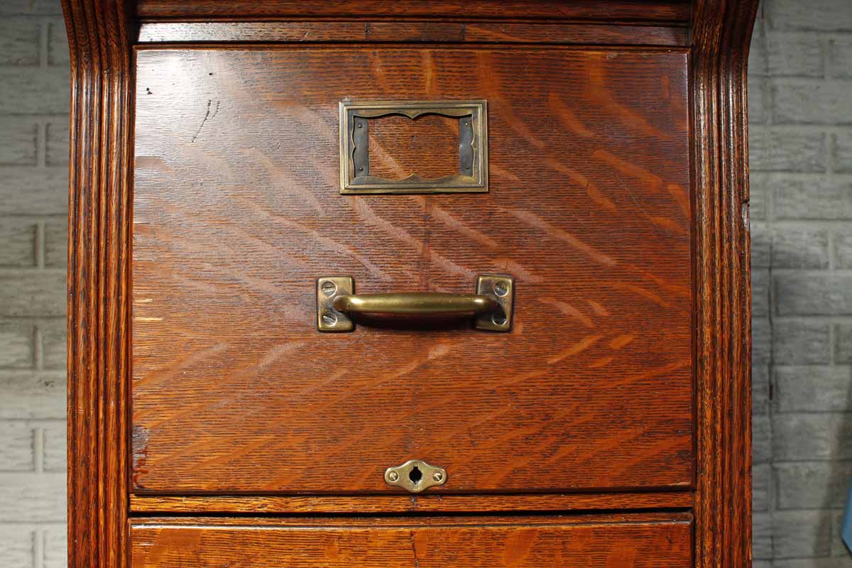 Antique Yawman and Erbe Mfg. Co. Filing Cabinet