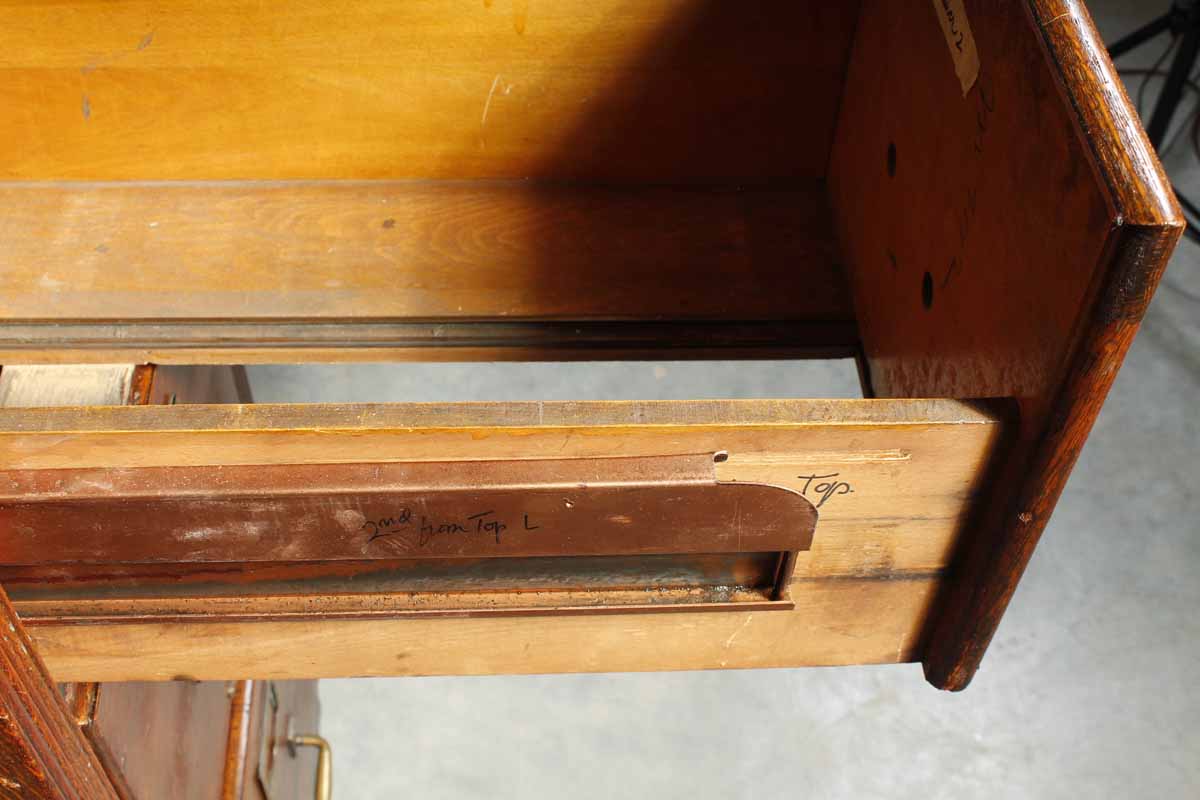 Antique Yawman and Erbe Mfg. Co. Filing Cabinet