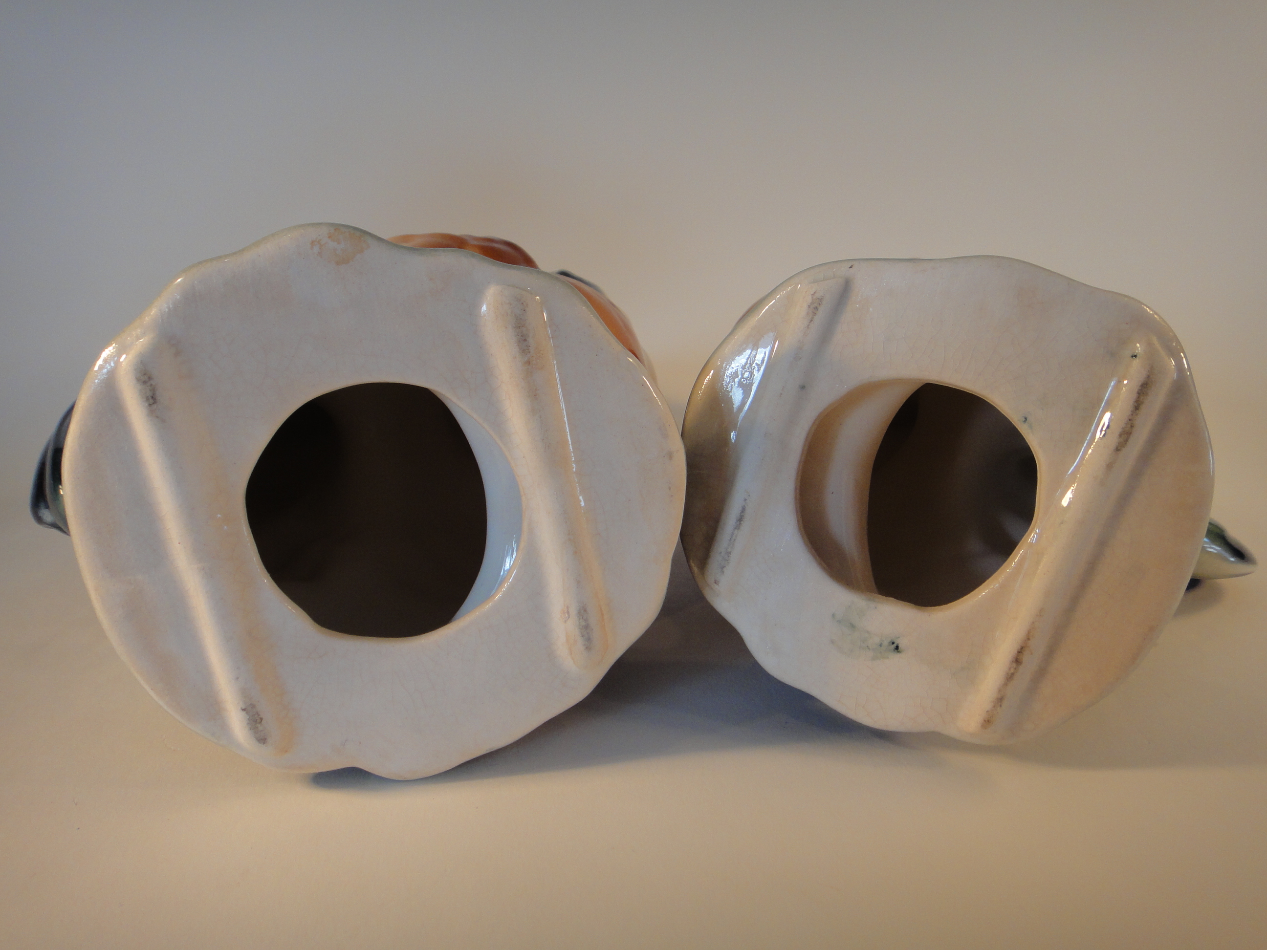 Vintage Porcelain Royal Copley Rooster & Hen