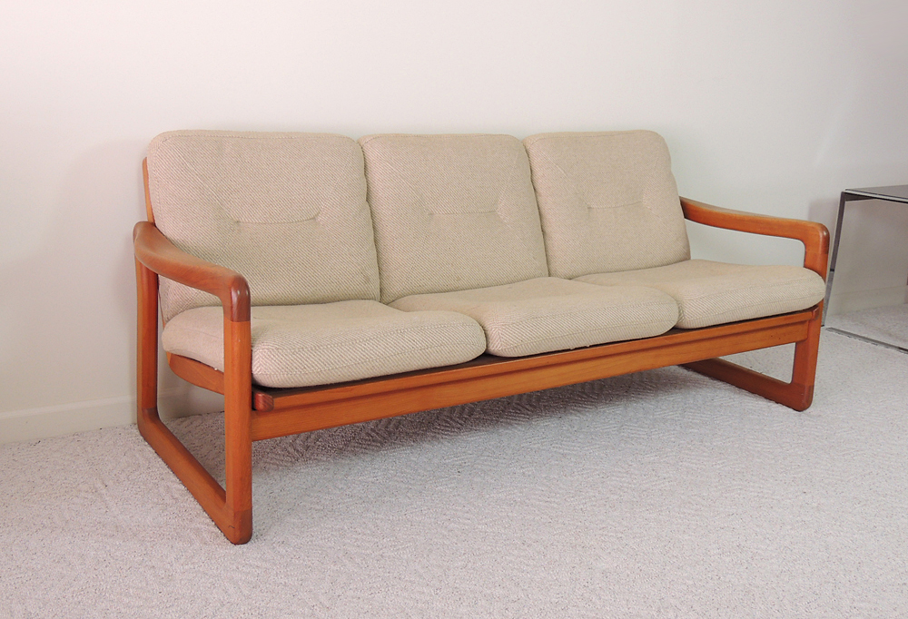 Mid Century Modern Danish Teak Sofa