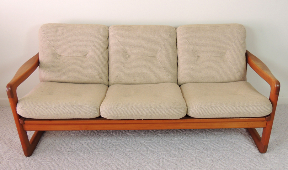 Mid Century Modern Danish Teak Sofa