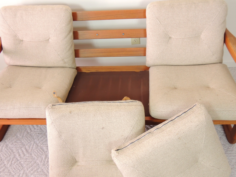 Mid Century Modern Danish Teak Sofa