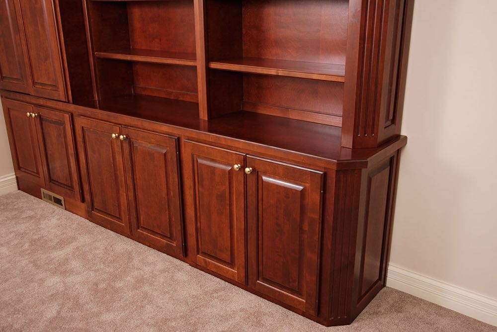 Large Cherry Office Cabinets