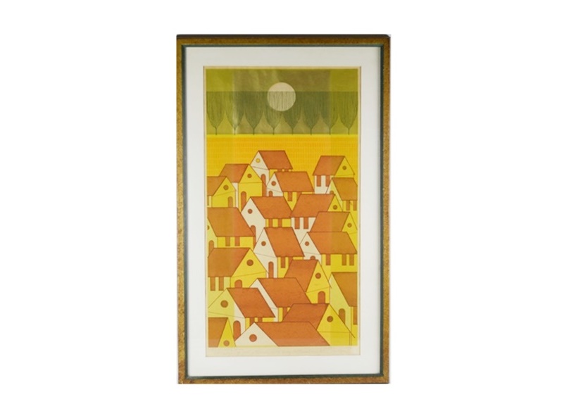 Signed and Number Serigraph by Cincinnati Artist John Nartker