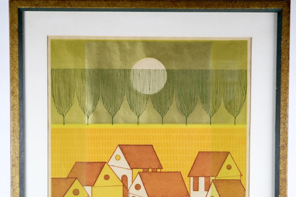 Signed and Number Serigraph by Cincinnati Artist John Nartker