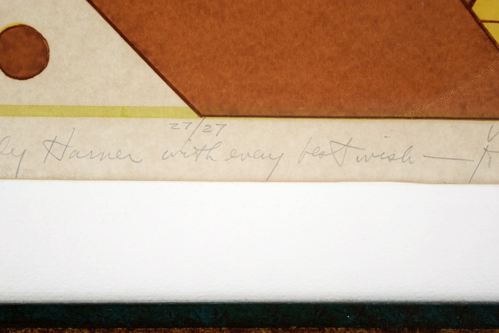 Signed and Number Serigraph by Cincinnati Artist John Nartker