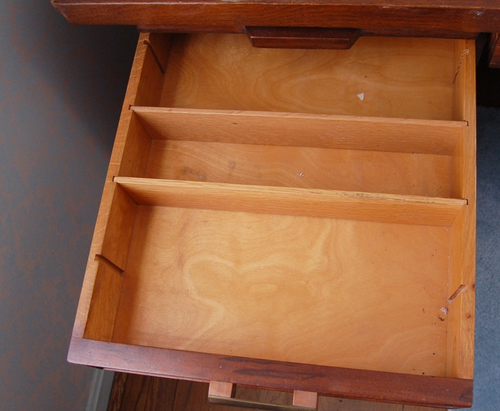 Vintage Pedestal Desk by Irving & Casson/A.H. Davenport Company