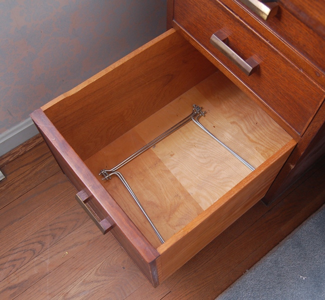 Vintage Pedestal Desk by Irving & Casson/A.H. Davenport Company