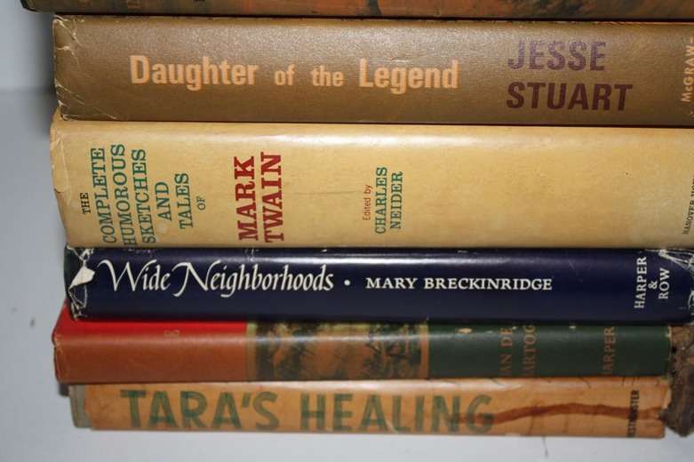 Collection of Colorful Vintage Books