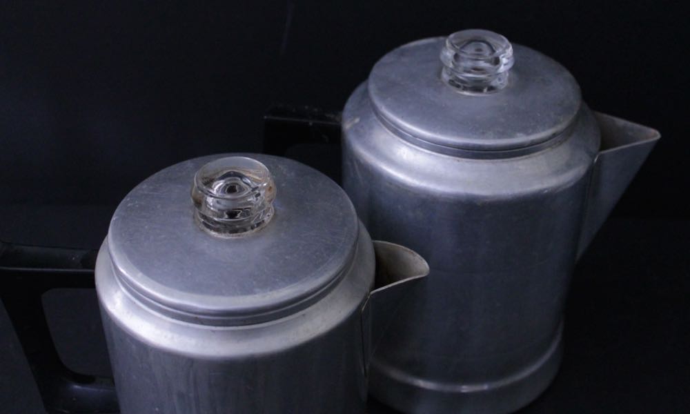 Set of Vintage and Modern Coffee Pots