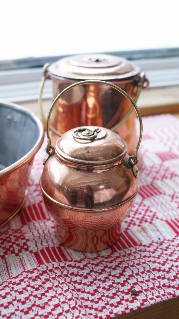 Three Pieces of Decorative Copper