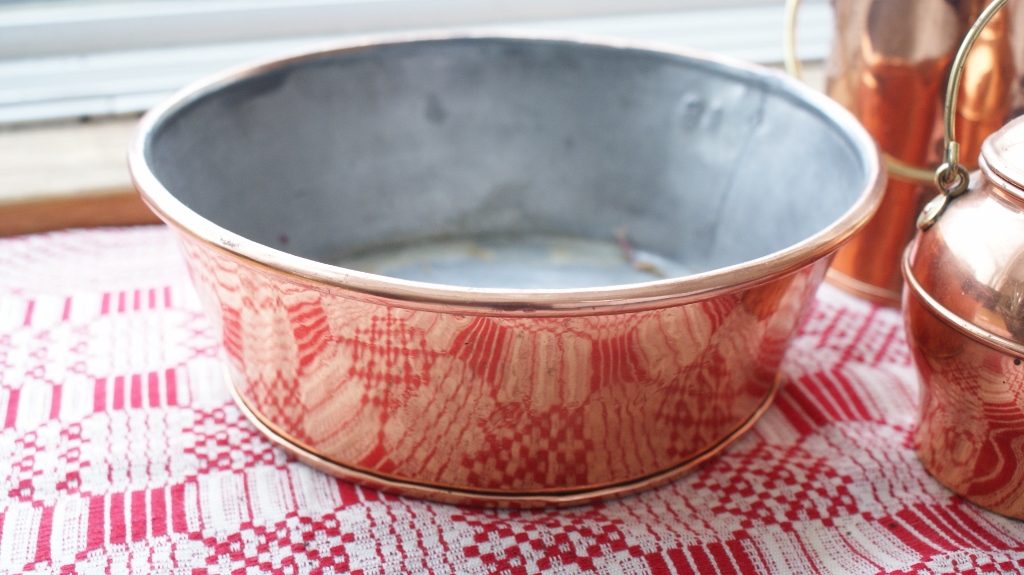 Three Pieces of Decorative Copper