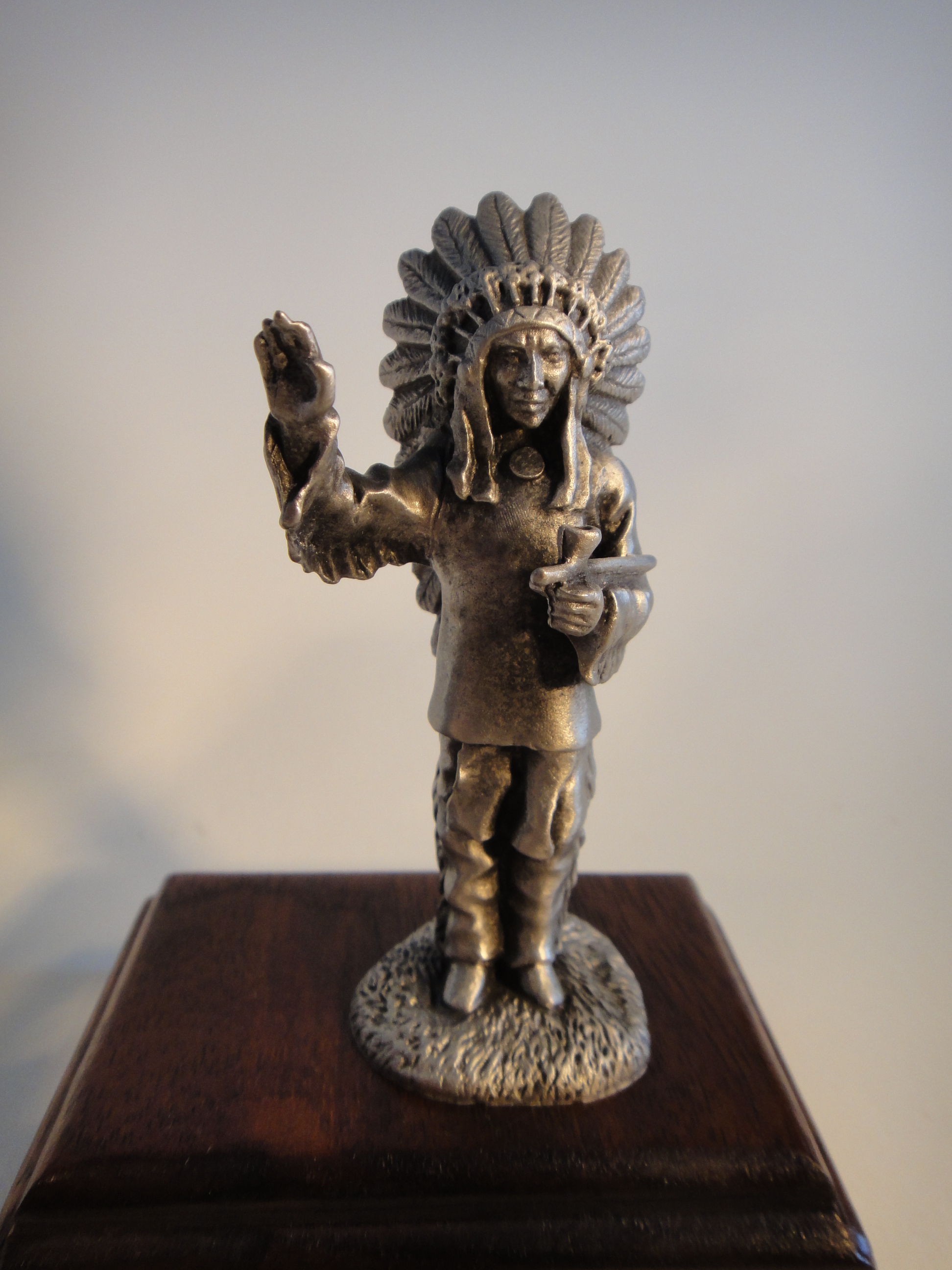 Collection of Seven Polland Miniature Pewter Sculptures Chilmark