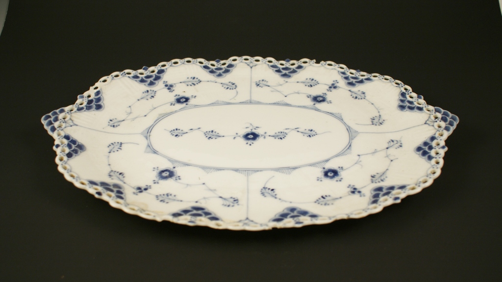 Royal Copenhagen Porcelain Compote & Plattter