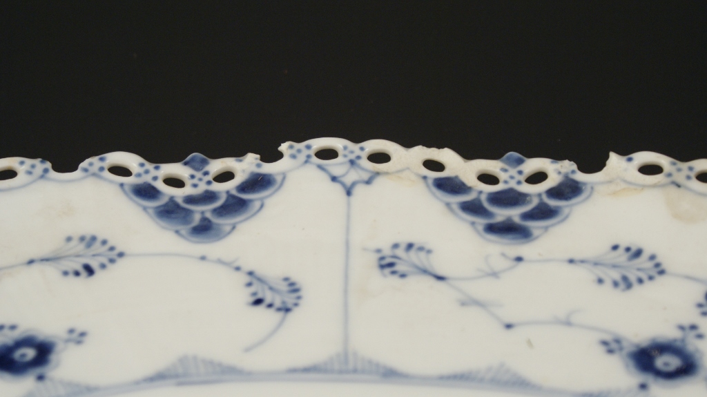 Royal Copenhagen Porcelain Compote & Plattter