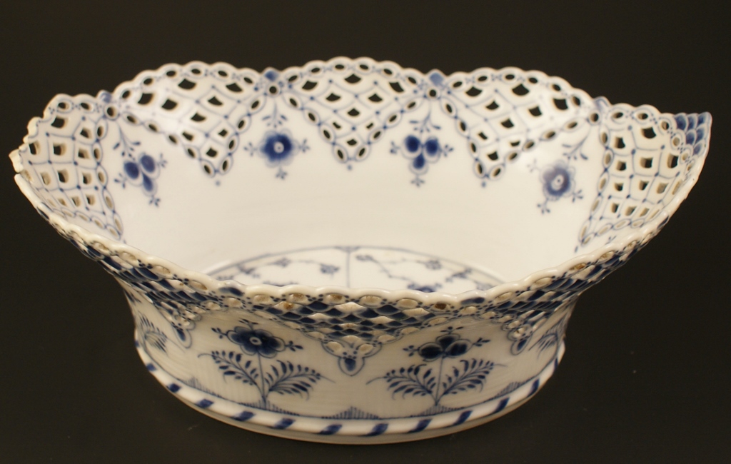 Royal Copenhagen Porcelain Compote & Plattter
