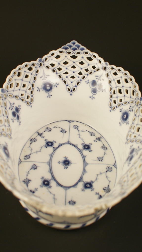 Royal Copenhagen Porcelain Compote & Plattter