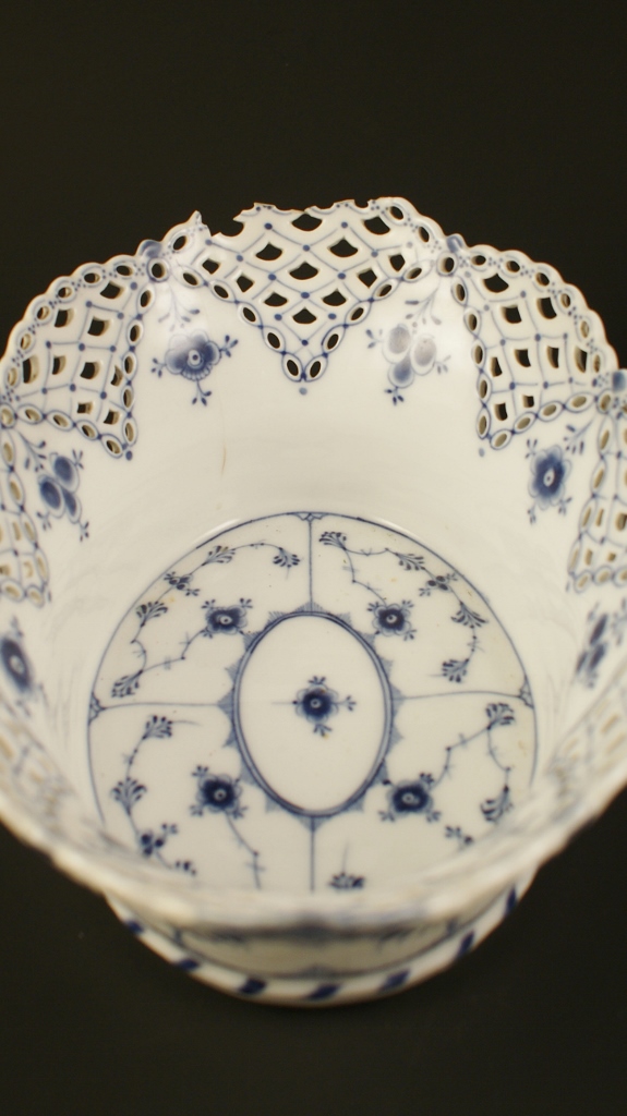 Royal Copenhagen Porcelain Compote & Plattter