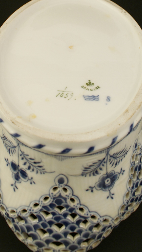 Royal Copenhagen Porcelain Compote & Plattter