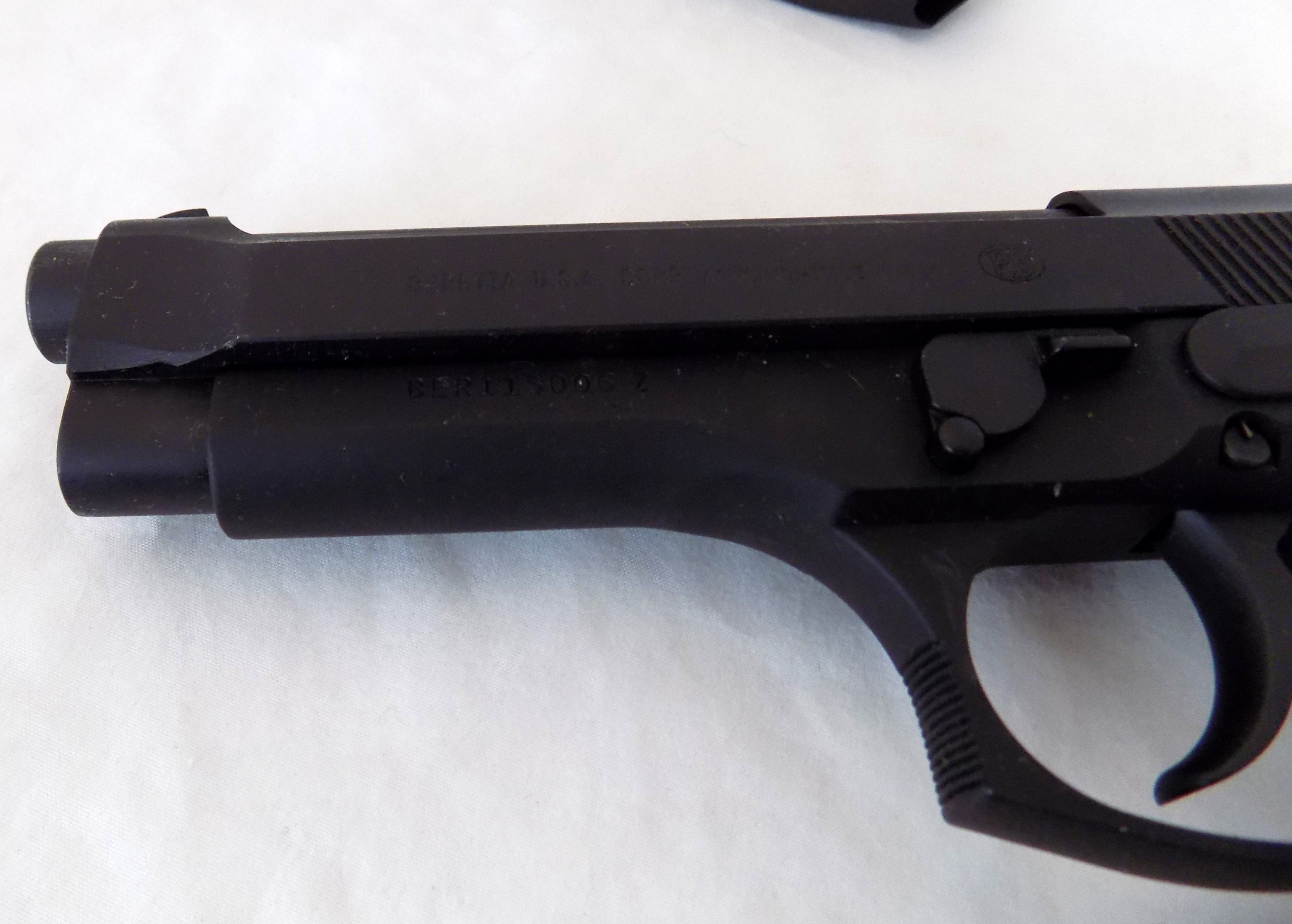 Beretta 9MM Parabellum Handgun with Case