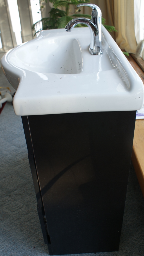 Pfister Unused Sink and Faucet with Vanity