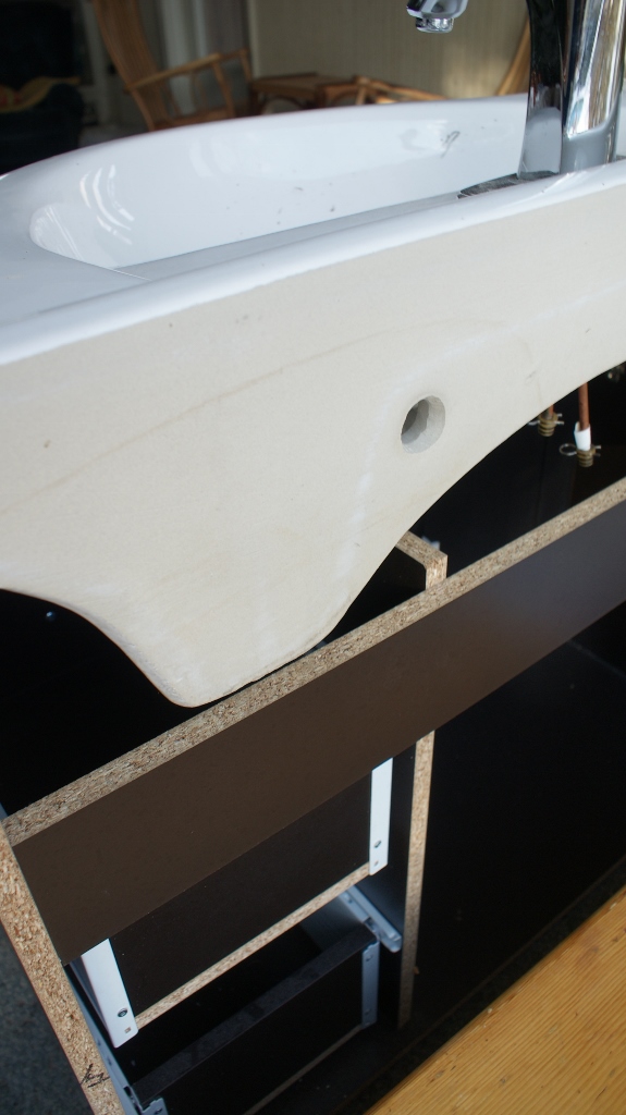 Pfister Unused Sink and Faucet with Vanity