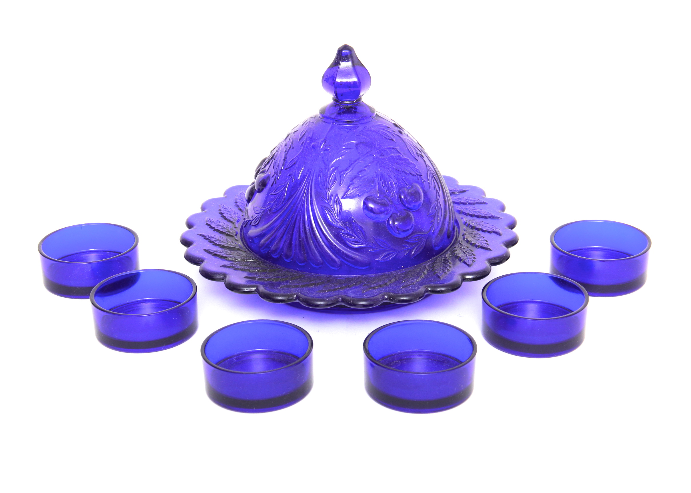 Cobalt Blue Glassware Set