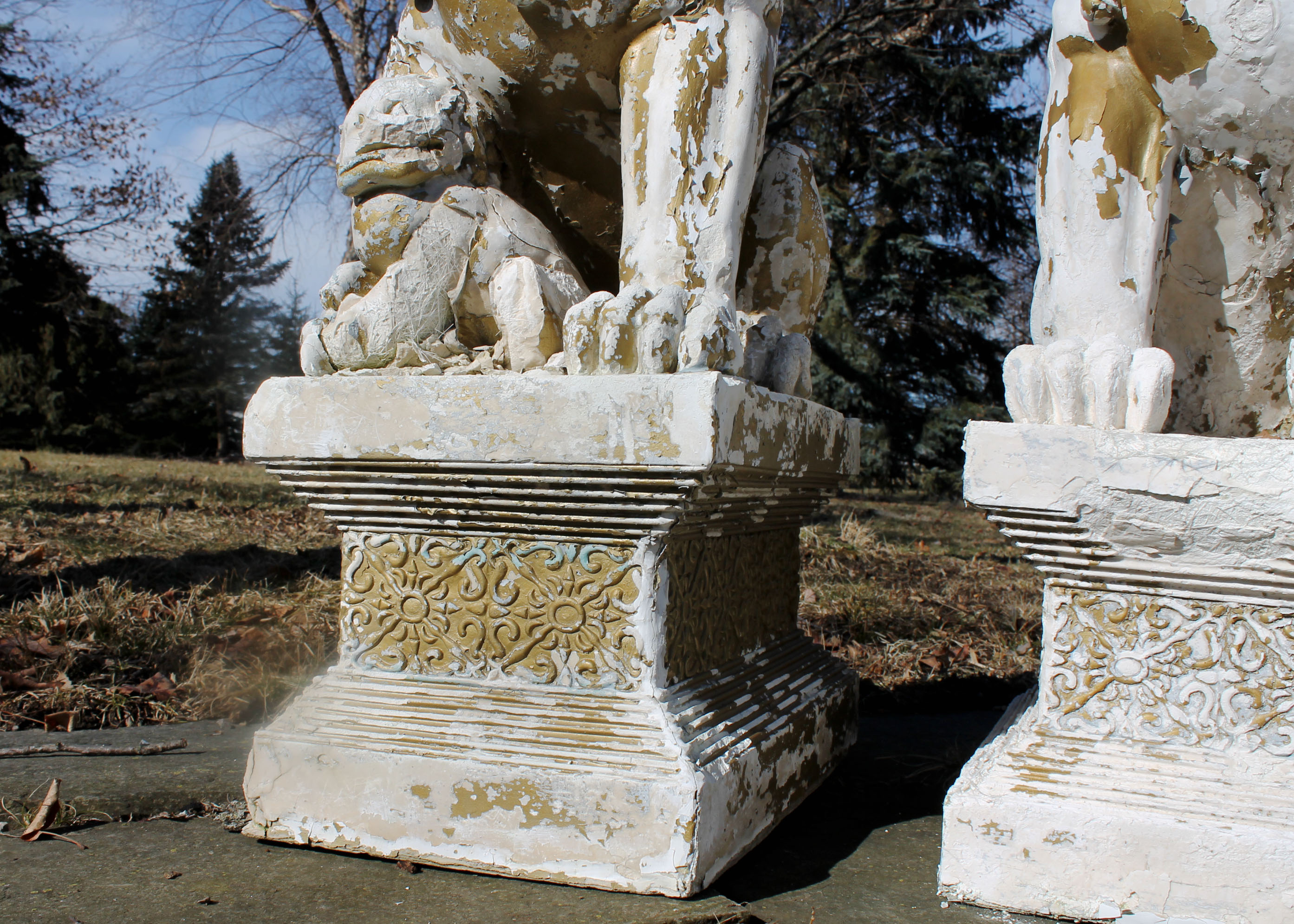 A Pair of Chinese Foo Dogs