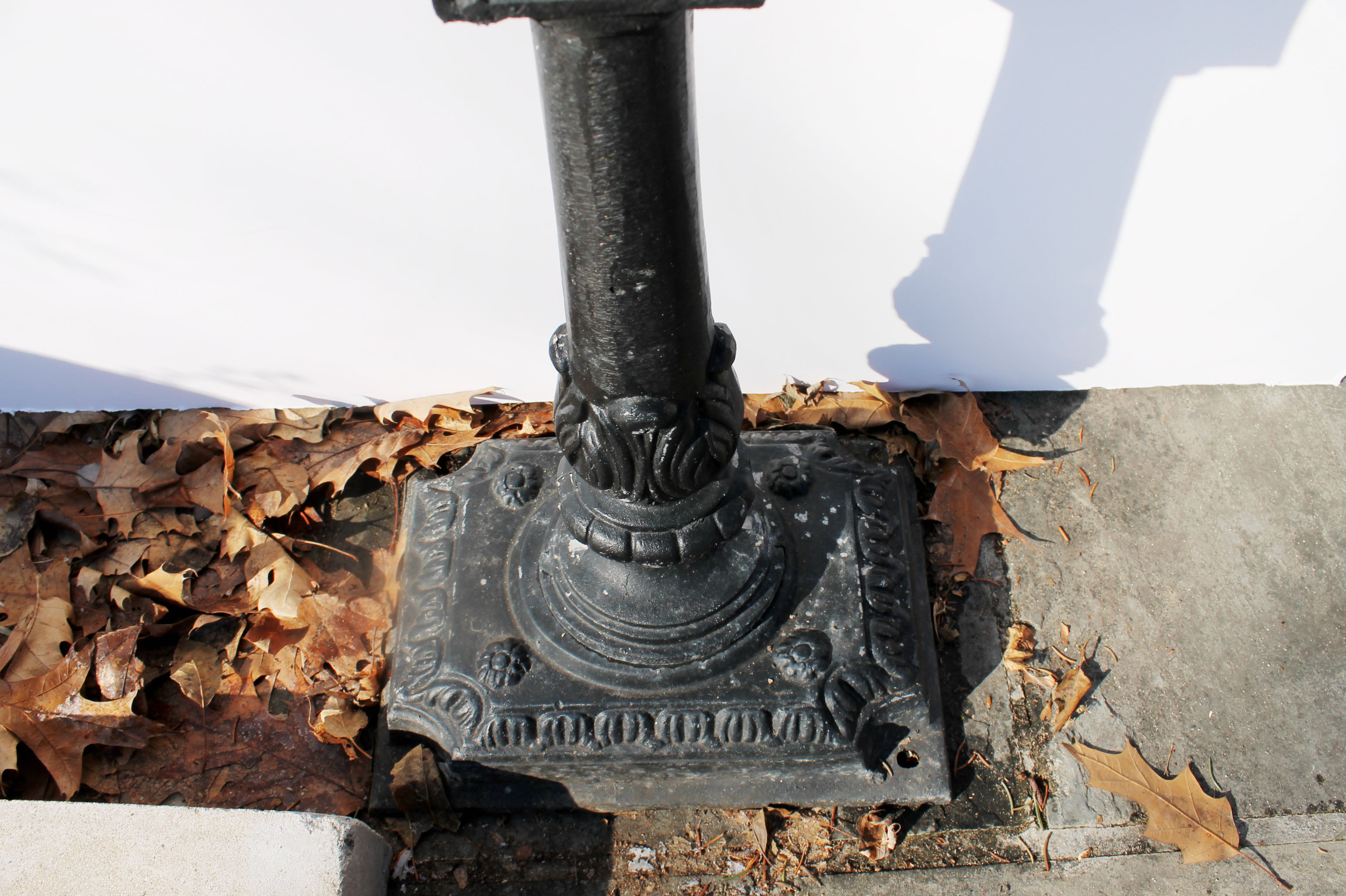 Vintage Cast Iron Mailbox on Pedestal Base