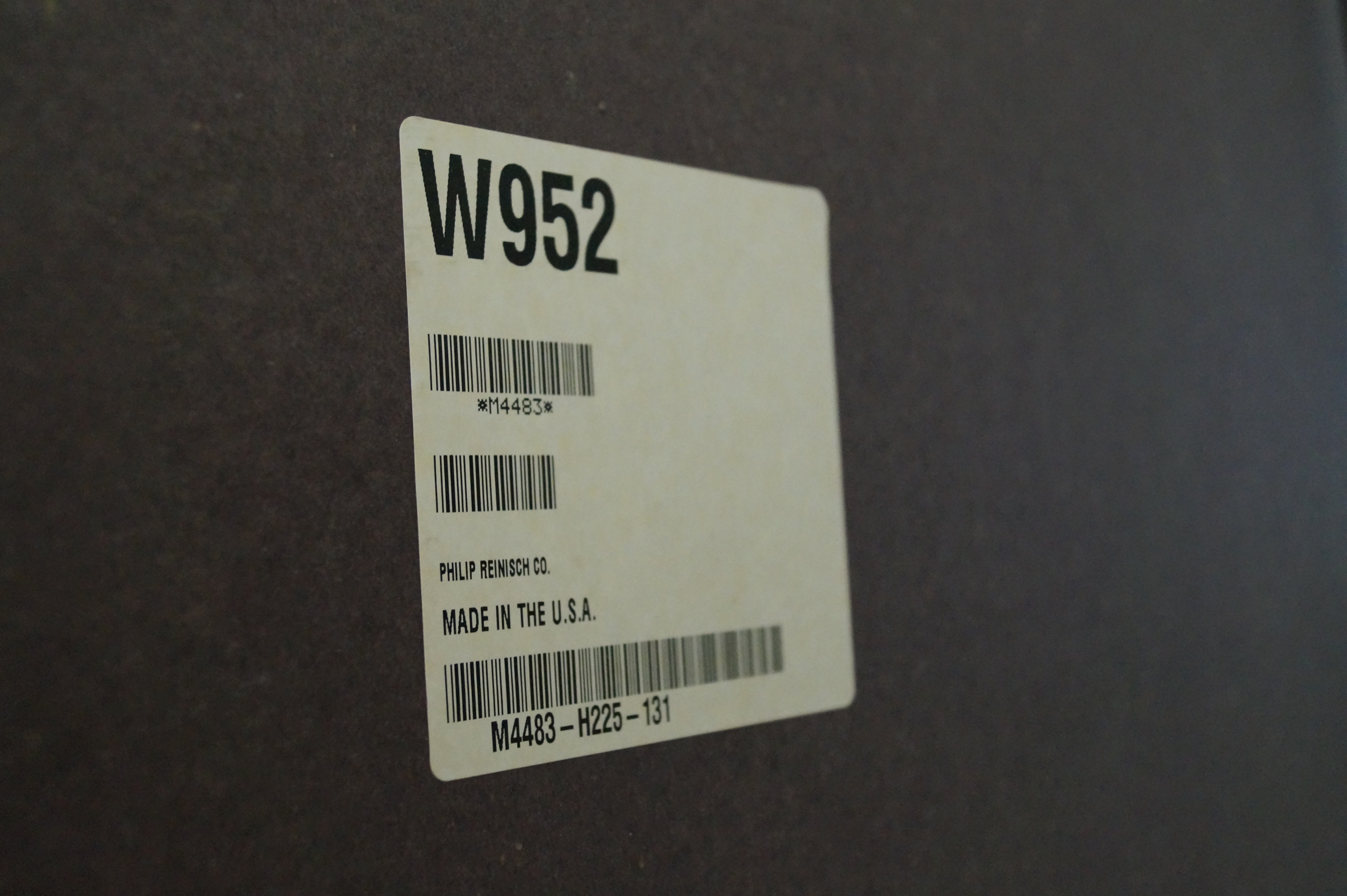 Philip Reinisch Cherry Finish Curio Cabinet with Beveled Glass