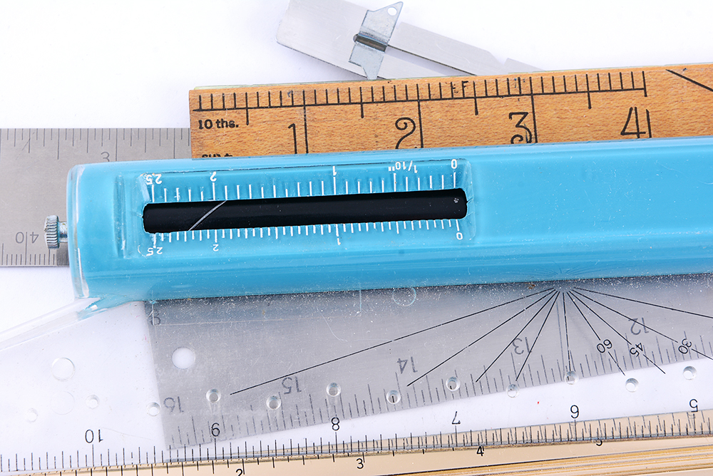 Vintage Protractors and Rulers