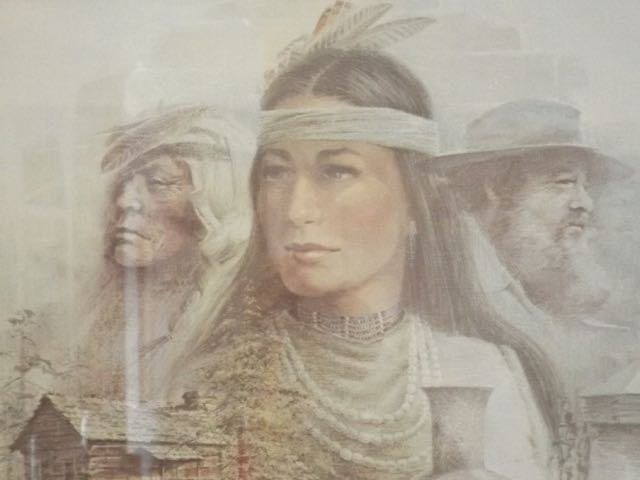 Framed Print of Ben Hampton's "Nancy Ward: Cherokee Nation"