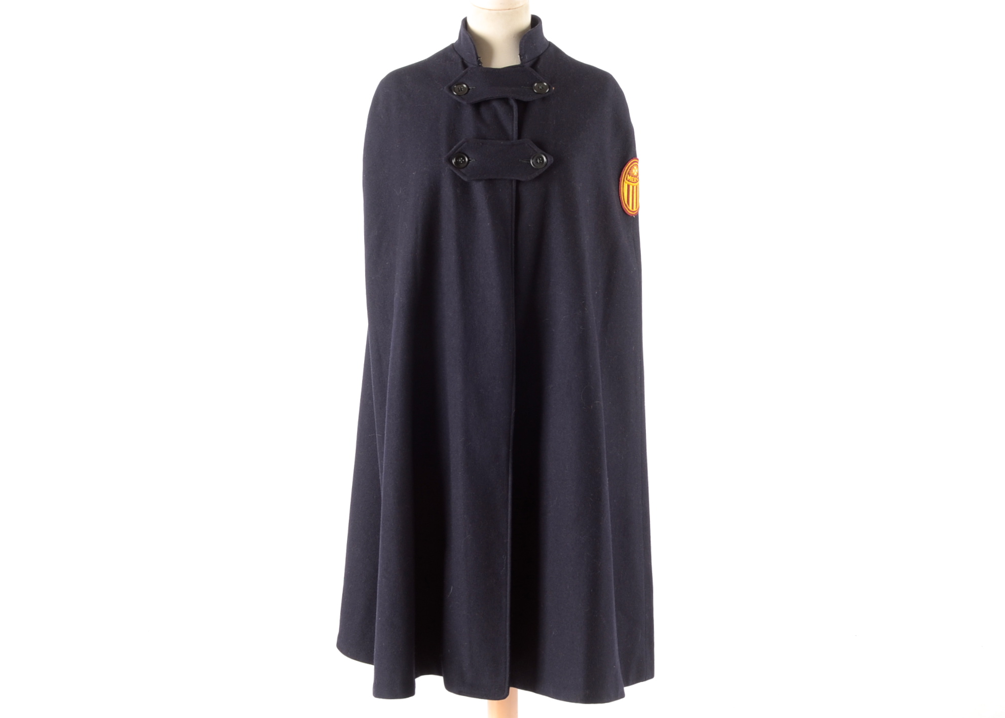 WWII Wool Nurses' Cape with Mercy Shoulder Patch