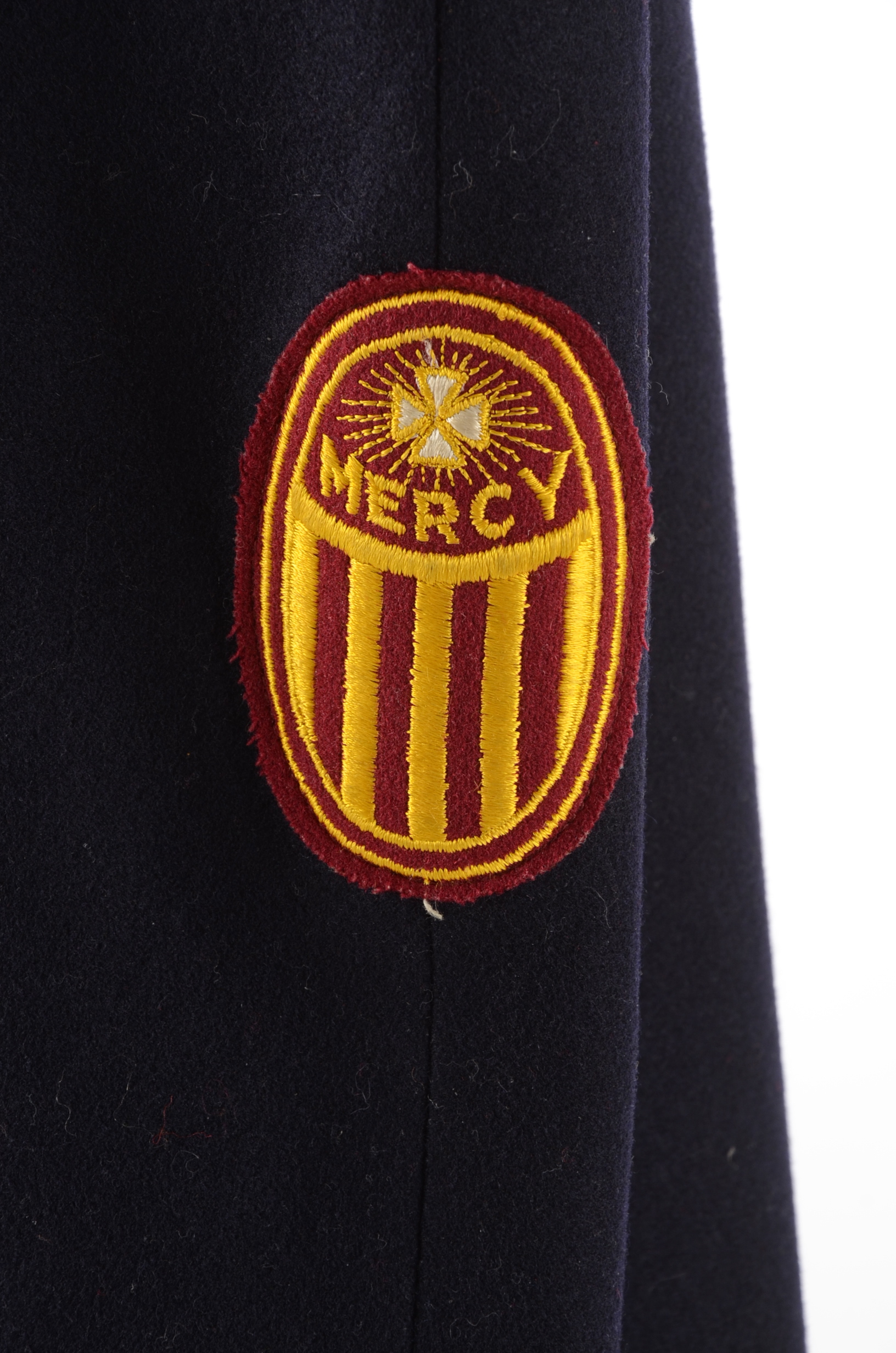 WWII Wool Nurses' Cape with Mercy Shoulder Patch