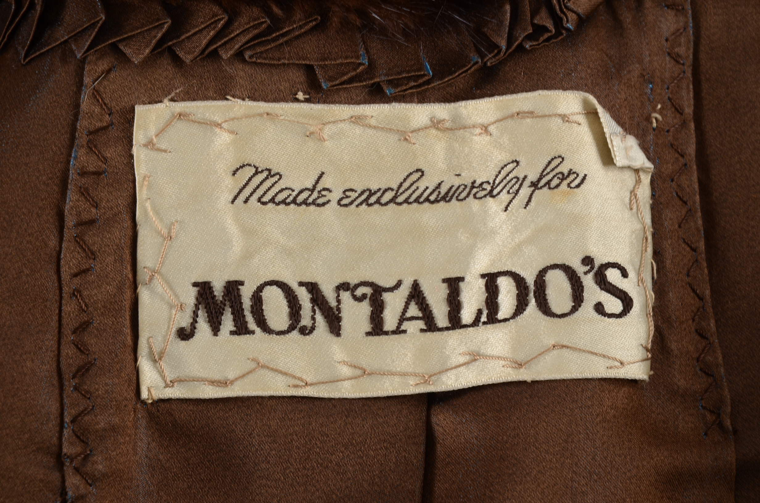 1960s Vintage Montaldo's Mink Coat