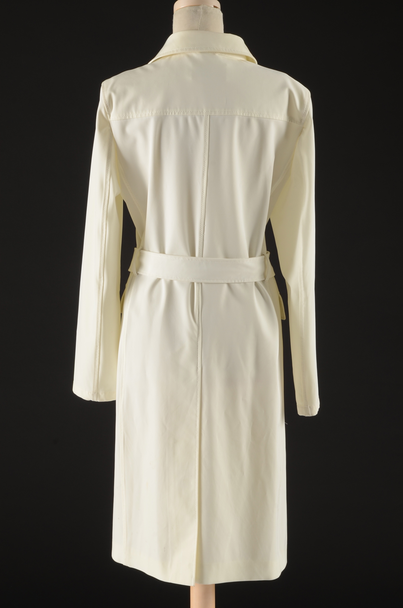 Women's Prada Designer Trench Coat in White