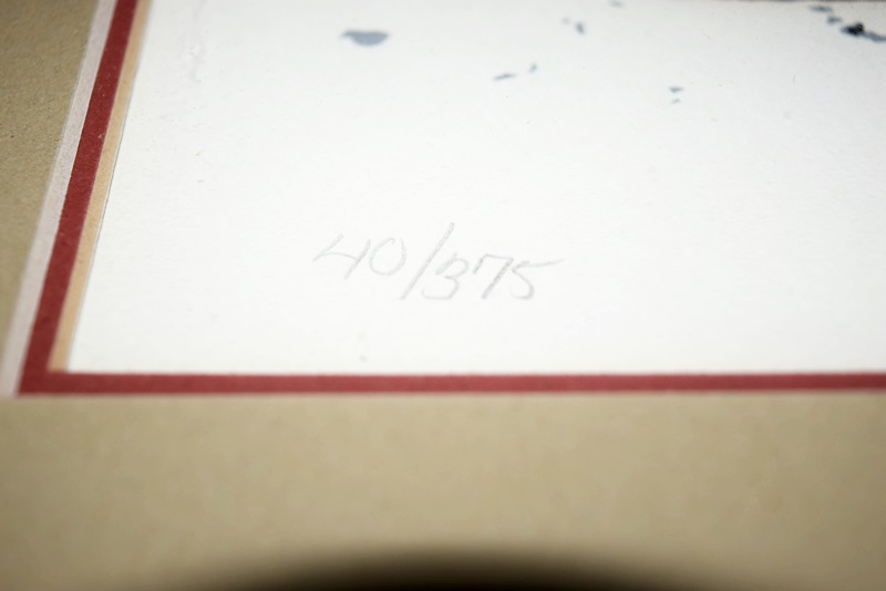 Signed and Numbered Litograph by L. Sacco & R. Ehrlich