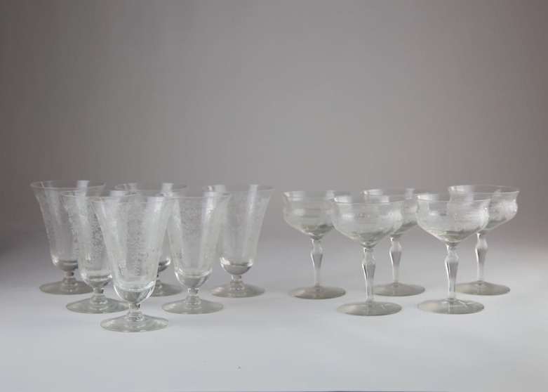 Etched Stemware