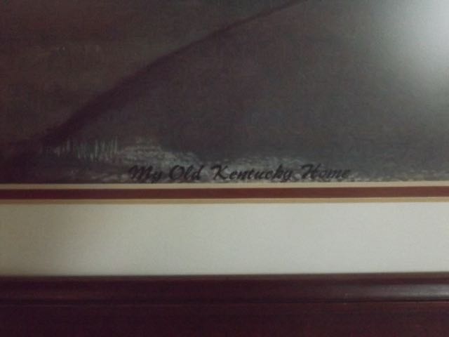 Framed Print of Larry Frost's "My Old Kentucky Home"