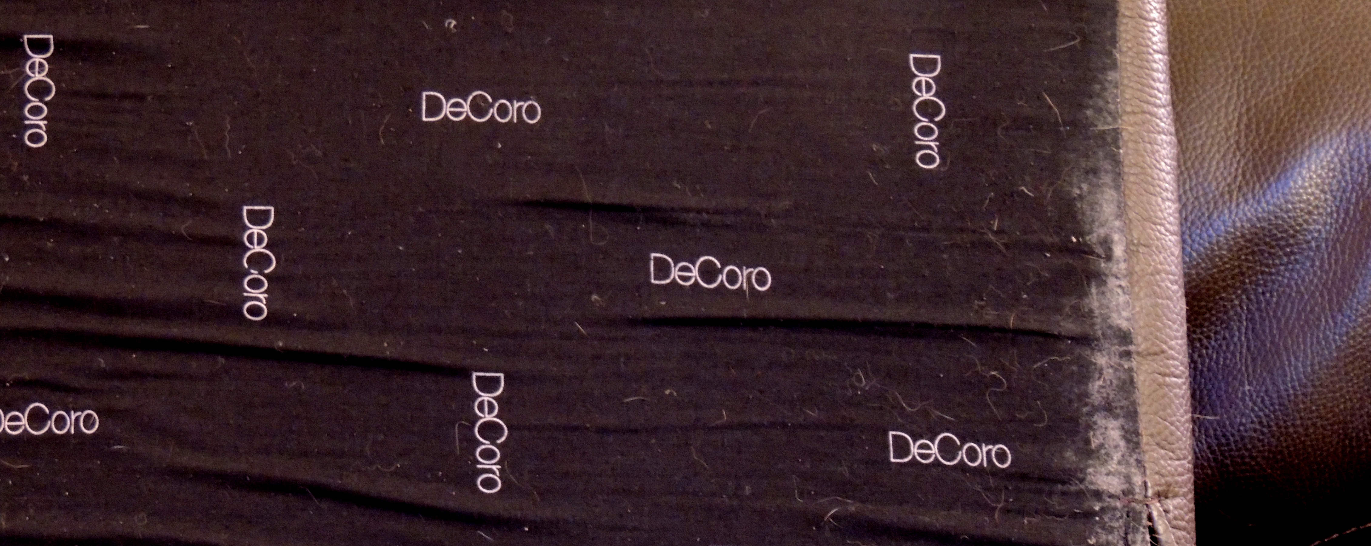 Decoro Ebony Leather Sofa